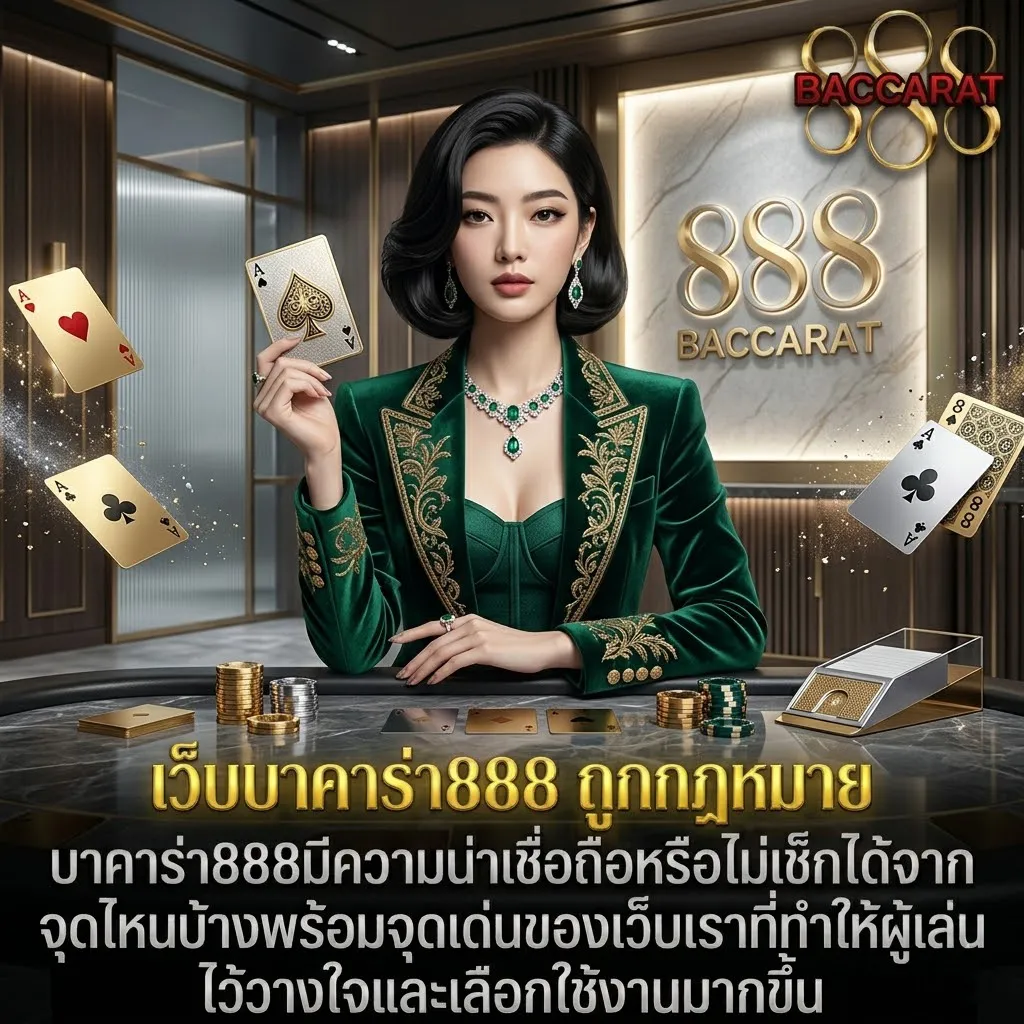 เว็บบาคาร่า888 ถูกกฎหมาย