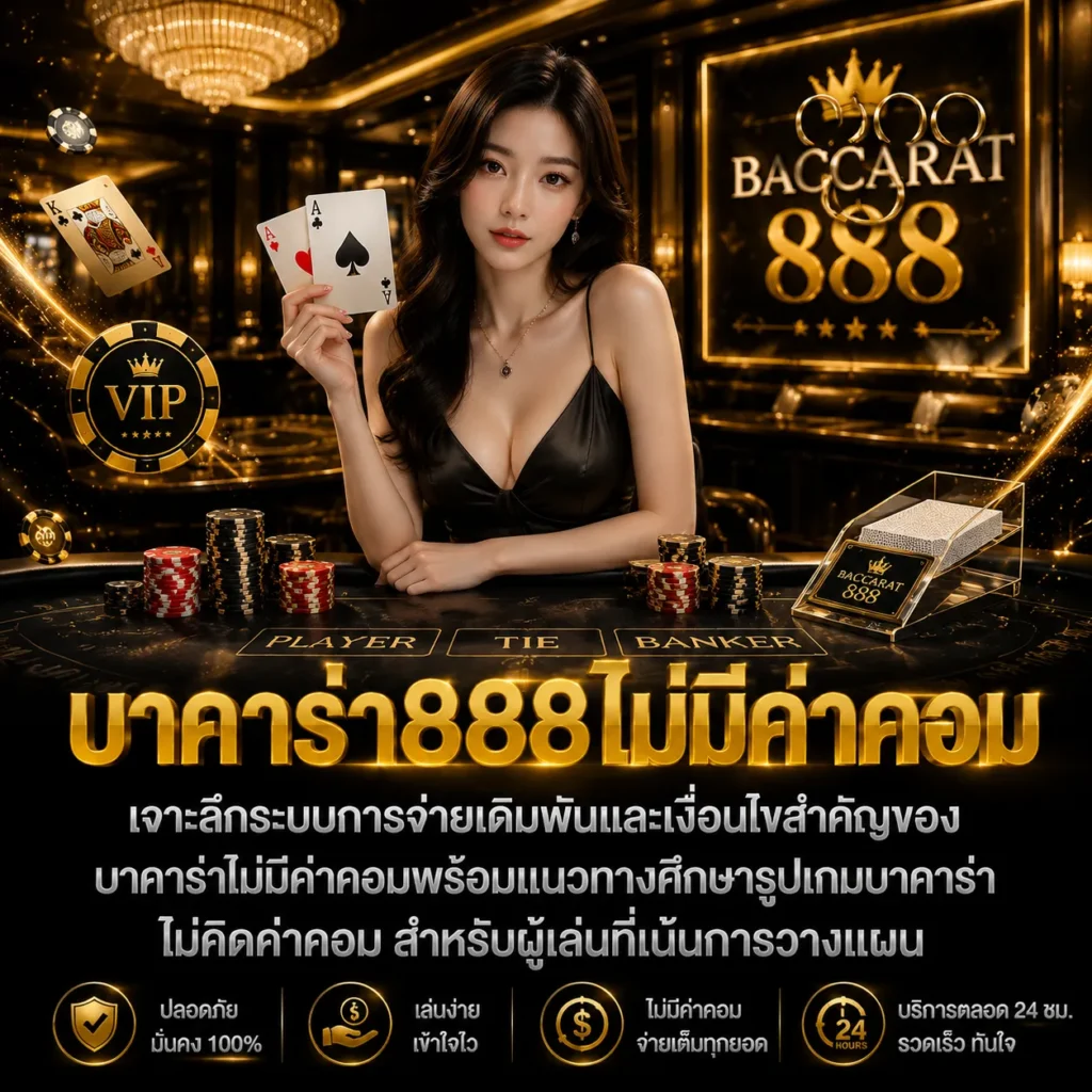 บาคาร่าไม่มีค่าคอม